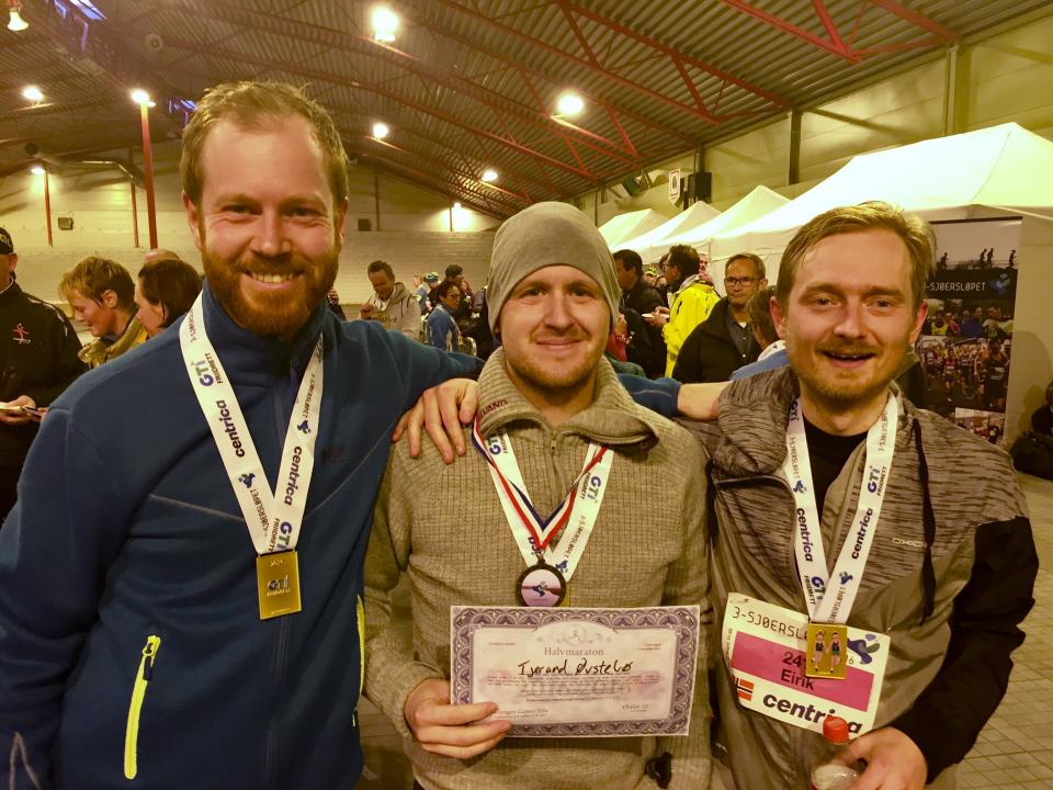 Halvmaraton: Pallen minus Lars