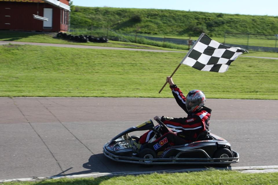 Go-cart: Ted wins!